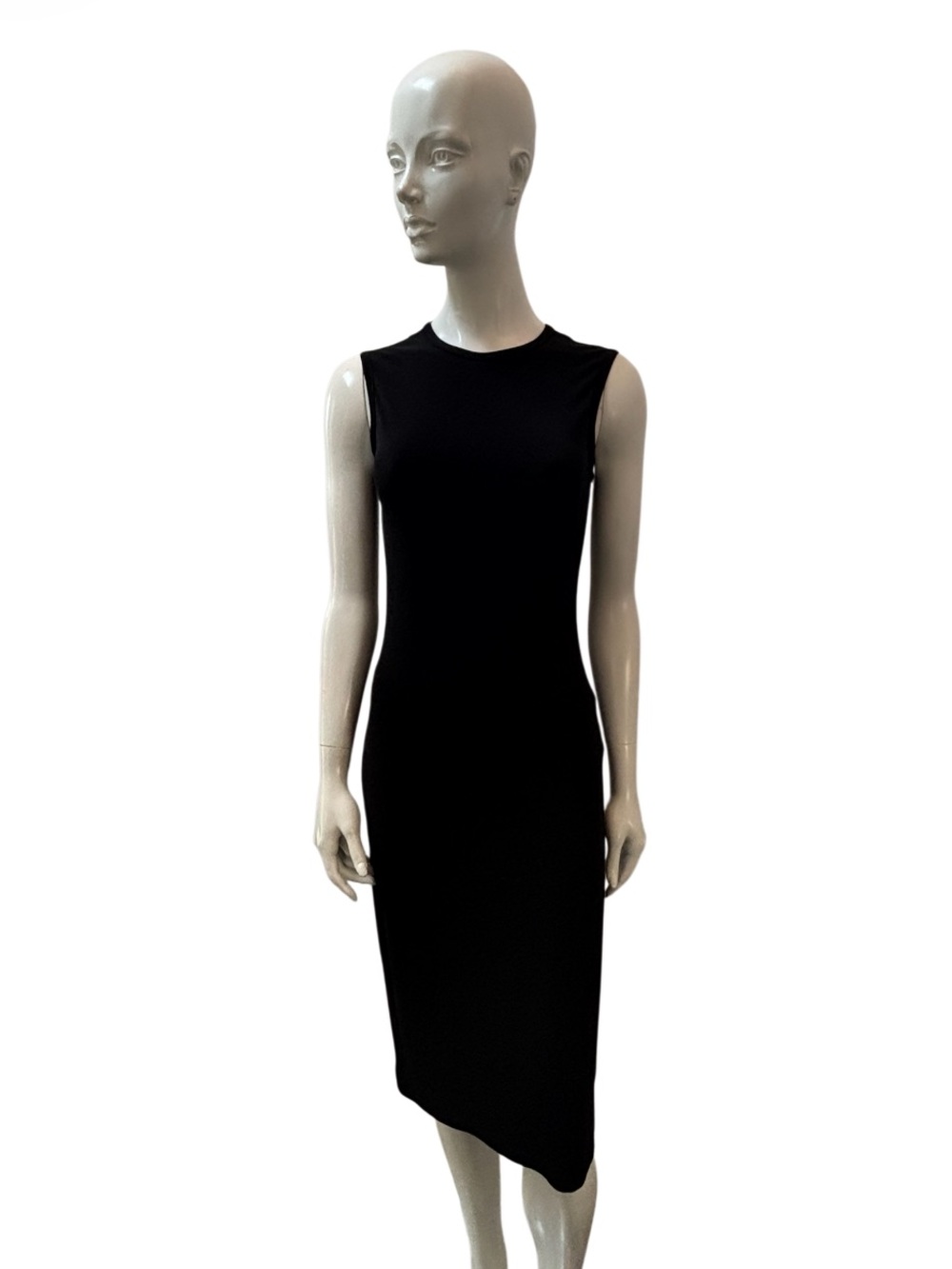 Comrags Black Minimalist Tank Midi Dress